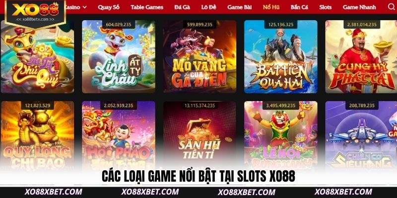 cac-loai-game-noi-bat-tai-slots-xo88